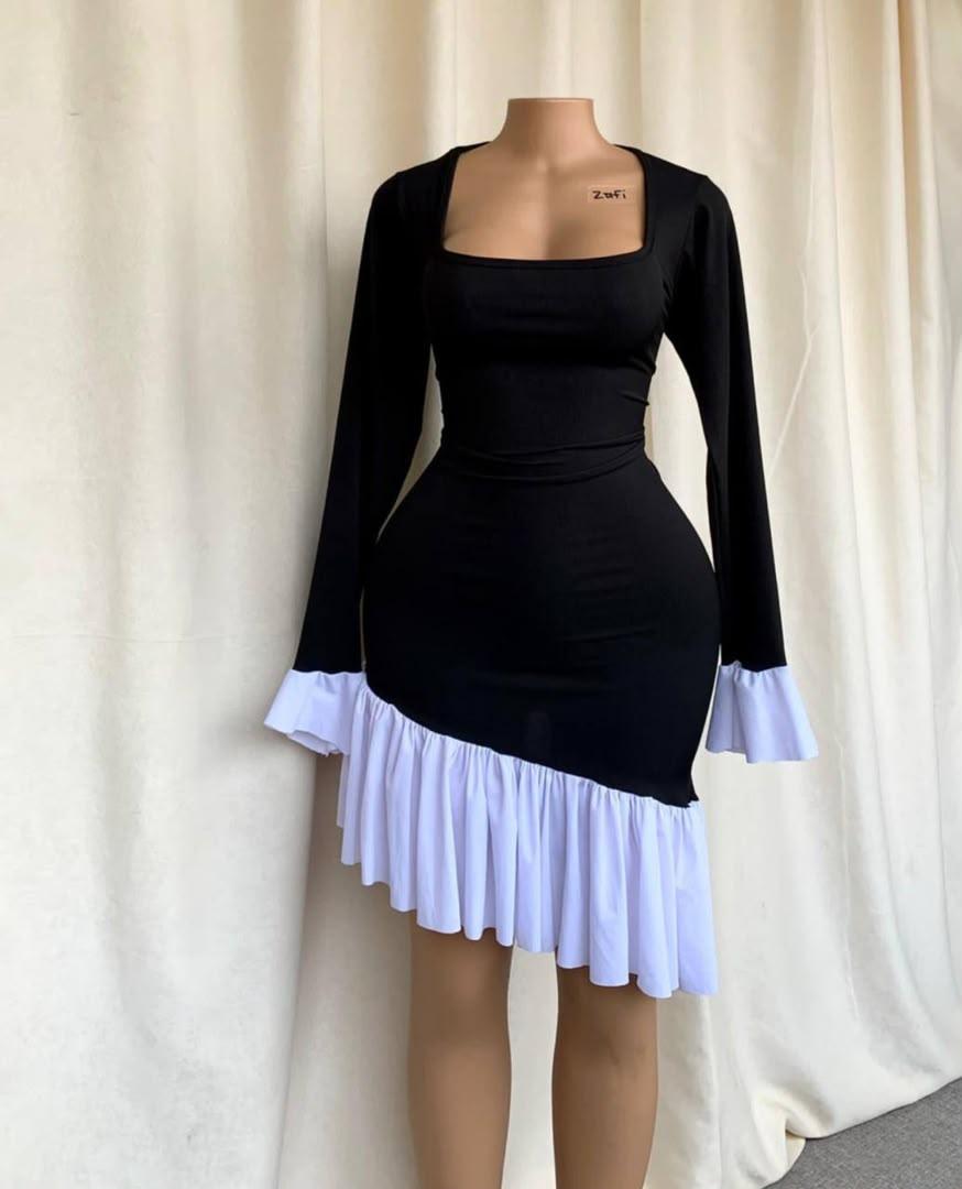 Bodycon flare dress