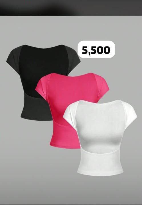 Backless crop top