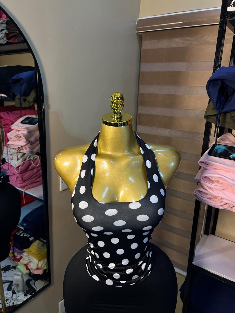 Polka Dot Halter Top