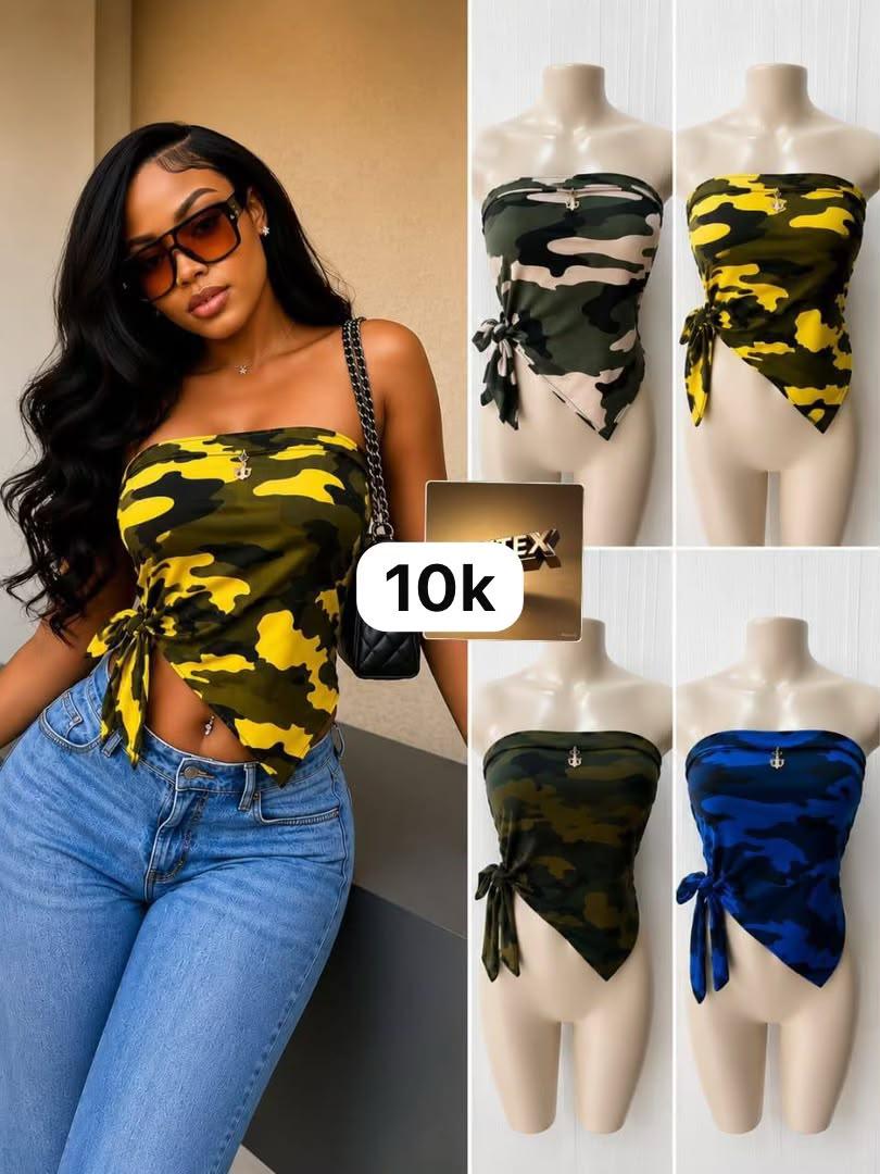 Camouflage Tube Top
